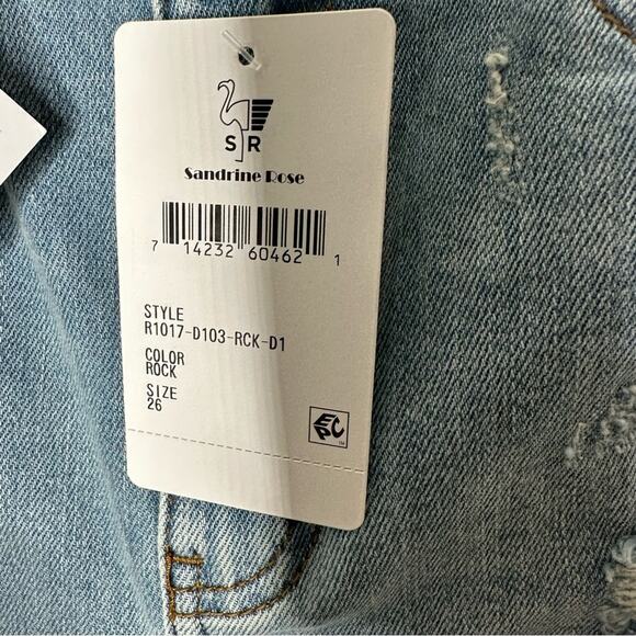 SANDRINE ROSE Super Flare Jeans Rock NWT in Size 26 - Picture 4 of 7